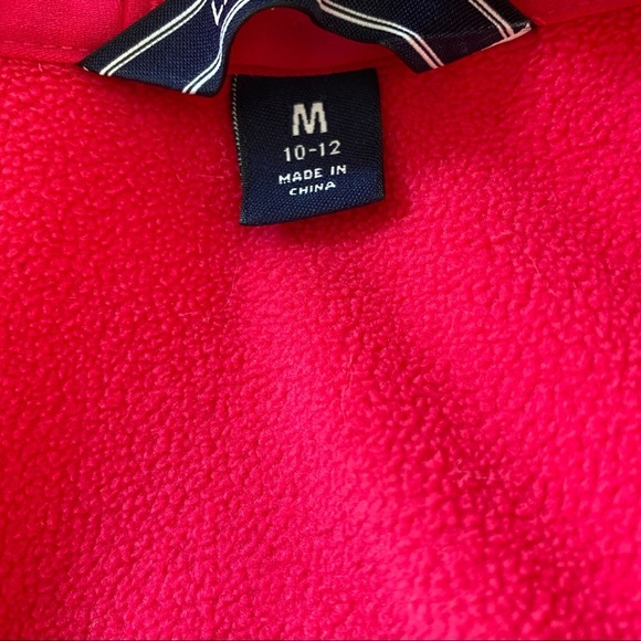 Lands’ End Pink 3/4 Zip Fleece - Picture 5 of 6